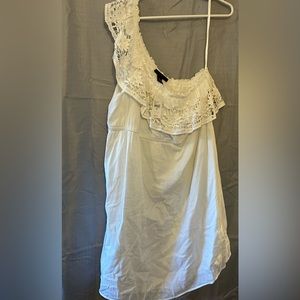 Lane Bryant Off the shoulder cotton gauze dress